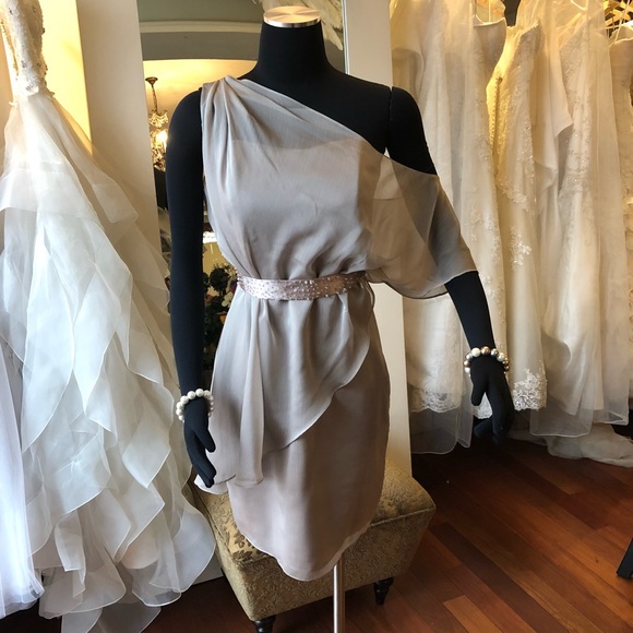 Belsoie Dresses & Skirts - Off shoulder cover up cocktail dress